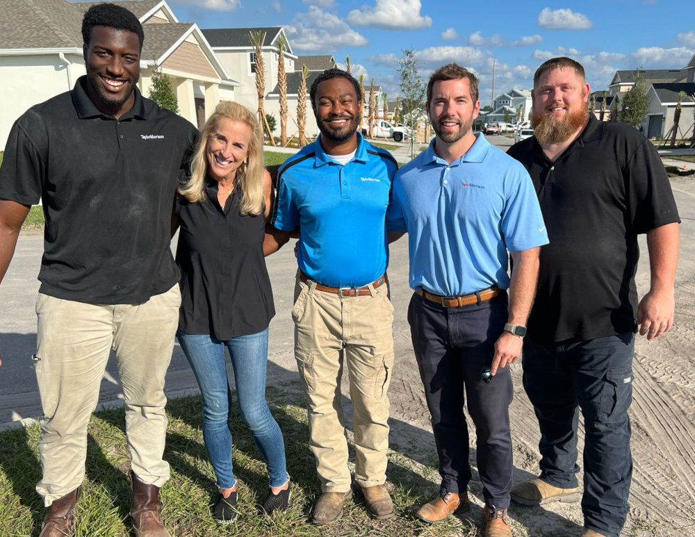 team members smiling