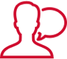 Chat bubble icon, marketing jobs, customer service jobs, accounting jobs