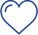 Pictoral icon depicting a heart