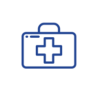Pictoral icon depicting a medical briefcase
