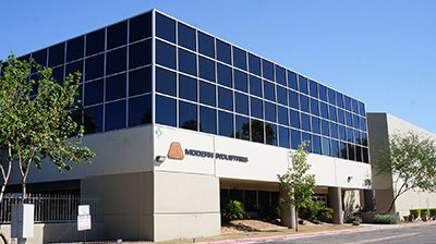 fron of Modern Industries building