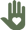 hand with a heart icon