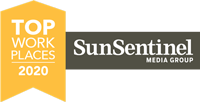 sun sentinel best places to work award badge