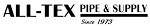 All tex pipe and steel logo