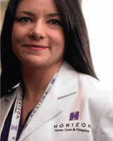 nurse smiling