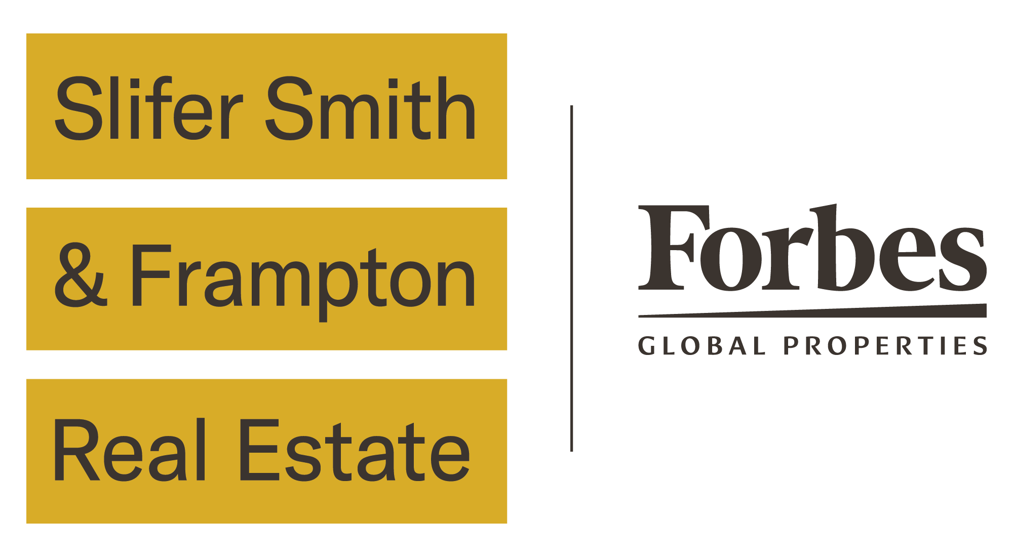 Yellow blocks with "Slifer," "Smith & Frampton" text; black background with pixelated logo.