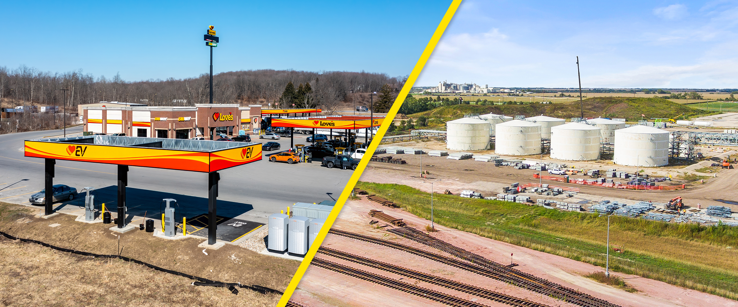 Hero image for the Alternative Energy careers page, showing wind turbines against a clear sky.