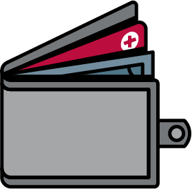 Wallet with cash