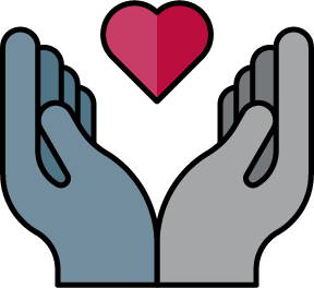hands holding heart