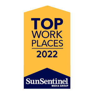 Top places to work award badge