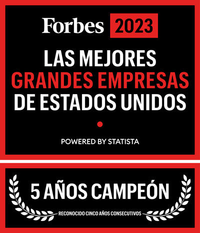 Las mejores grandes empresas de estados unidos 5 años campeón