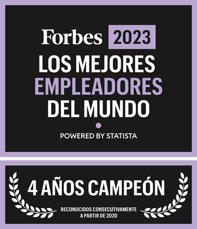 Los mejores empleadores del mundo 4 años campeón