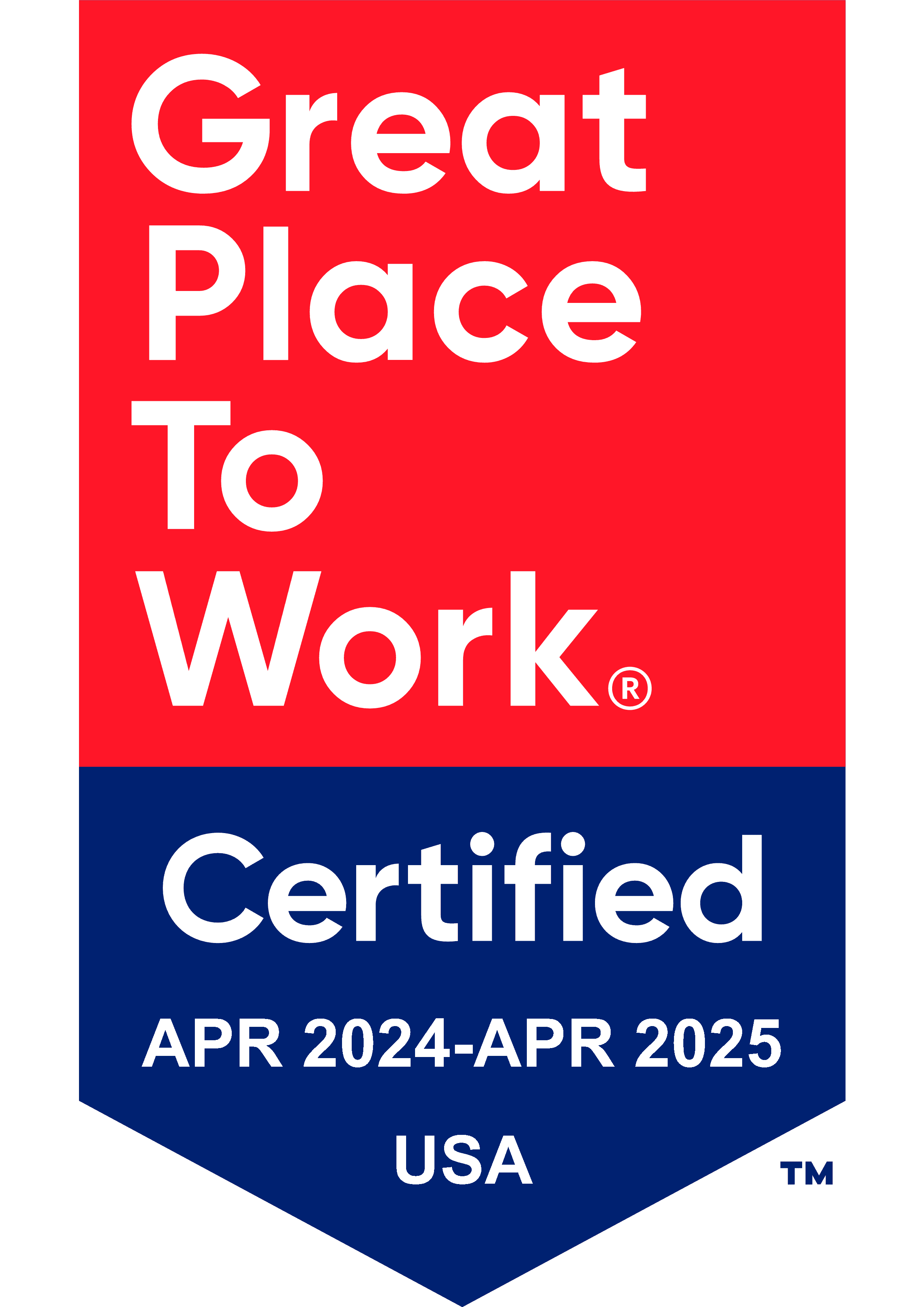 Great Place To Work 2025 Logo