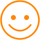 line drawing of a smiley face