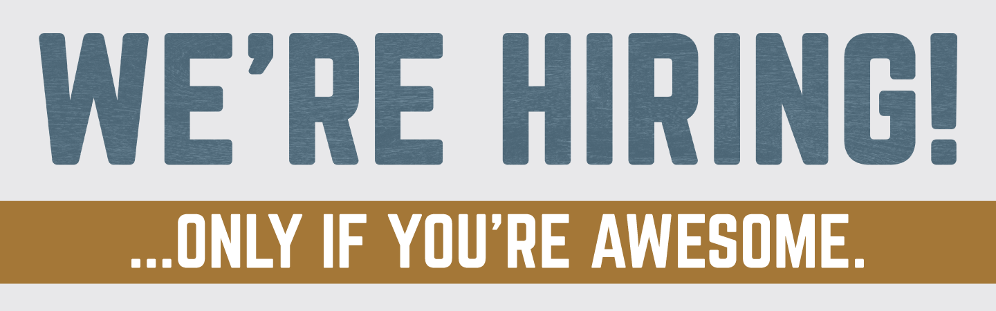 we are hiring banner