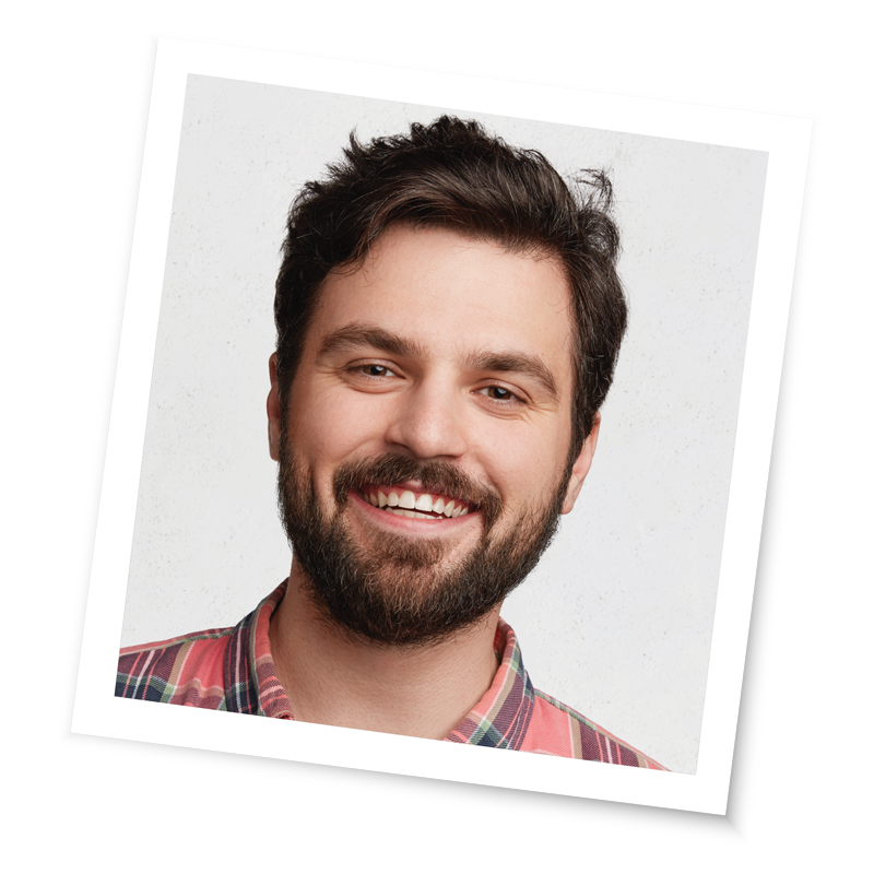 man smiling