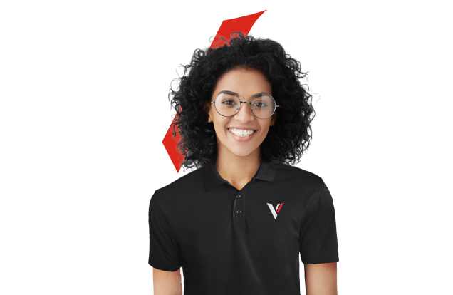 Woman smiling
