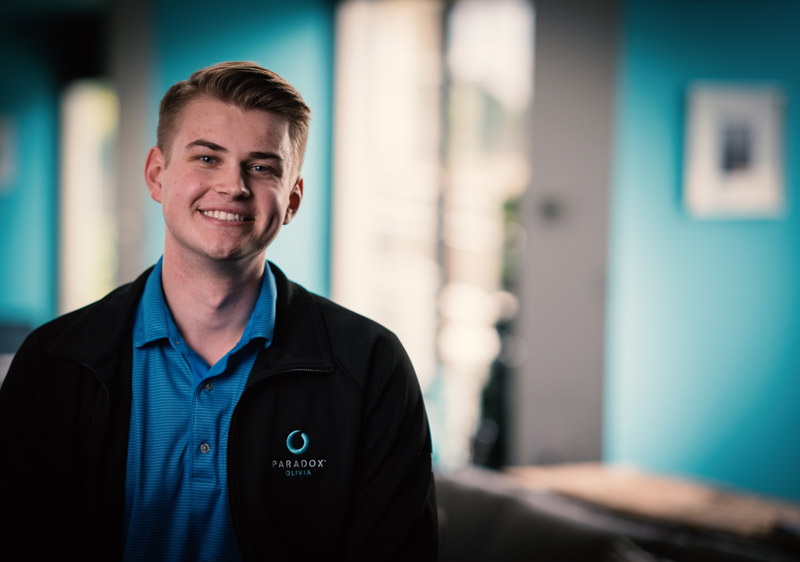 man smiling